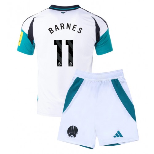 Fotbalové Dres Newcastle United Harvey Barnes #11 Dětské Alternativní 2024-25 Krátký Rukáv (+ trenýrky)